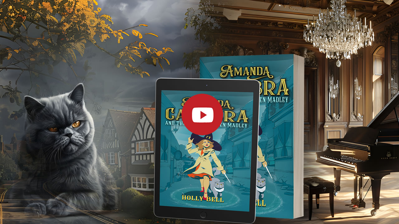 Click to go to trailer for Amanda Cadabra and The Rise of Sunken Madley by Holly Bell